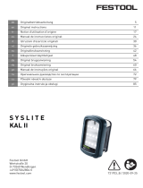 Festool KAL II Instrukcja obsługi