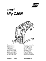 ESAB Caddy Mig C200i Instrukcja obsługi
