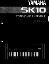 Yamaha Symphonic Ensemble SK10 Instrukcja obsługi