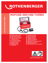 Rothenberger Electro-fusion welding unit ROFUSE TURBO 400 Instrukcja obsługi