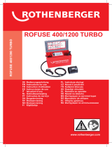 Rothenberger Electro-fusion welding unit ROFUSE TURBO 1200 Instrukcja obsługi