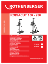 Rothenberger Drill stand RODIACUT Instrukcja obsługi