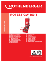 Rothenberger Leakage testing device ROTEST GW Instrukcja obsługi