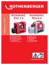 Rothenberger Vacuum pump ROAIRVAC Instrukcja obsługi