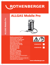 Rothenberger Portable gas-welding device ALLGAS 2000 PS Instrukcja obsługi