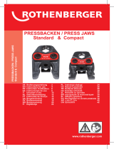 Rothenberger Pressbacken Compact Typ HA Instrukcja obsługi