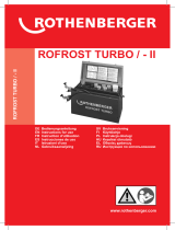 Rothenberger Pipe freezing system ROFROST Turbo 1.1/4" Instrukcja obsługi