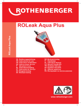 Rothenberger Leak detection device ROLeak Aqua Plus Instrukcja obsługi