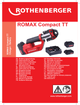 Rothenberger Press machine ROMAX Compact Twin Turbo press jaw set Instrukcja obsługi