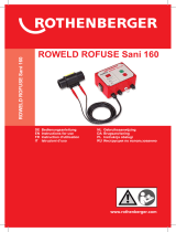 Rothenberger ROWELD ROFUSE SANI 160/315 Instrukcja obsługi