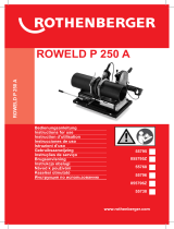 Rothenberger ROWELD P 250A Kunststoffrohr-Schweißmaschine Instrukcja obsługi