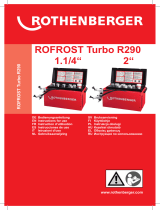Rothenberger Pipe freezing system ROFROST TURBO R290 1.1/4" set Instrukcja obsługi