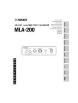 Yamaha MLA-200 Music Laboratory System Instrukcja obsługi