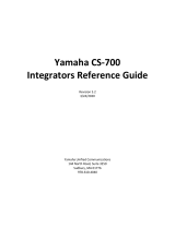 Yamaha CS-700 instrukcja