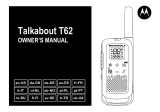 Motorola Talkabout T62 Instrukcja obsługi