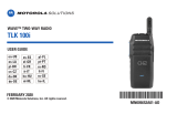 Motorola WAVE TLK 100i Instrukcja obsługi