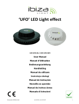 Ibiza ""UFO"" LED LICHTEFFEKT (LED UFO-WH) Instrukcja obsługi