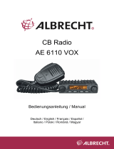Albrecht 4010507032080 AE 6110 VOX CB Radio Instrukcja obsługi