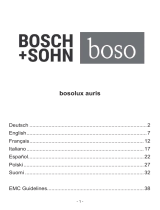 Boso Bosch+Sohn bosolux auris Instrukcja obsługi