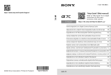 Sony Alpha 7C Body Black Instrukcja obsługi