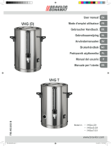 BRAVILOR BONAMAT VHG Instrukcja obsługi