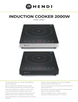 Hendi 239278 2000W Induction Cooker Instrukcja obsługi