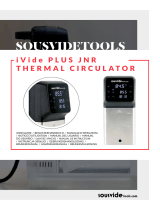 SousVideTools.com iVide PLUS JNR Thermal Circulator Instrukcja obsługi