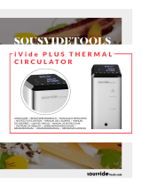 SOUSVIDETOOLS iVide Plus Thermal Circulator Instrukcja obsługi