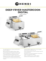 Hendi Deep Fryer Mastercook Digital Instrukcja obsługi