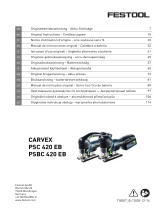 Festool PSC 420 HPC 4,0 EBI-Set Instrukcja obsługi