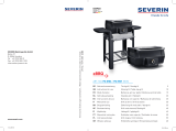 SEVERIN BBQ électrique PG8106 SEVO GS Instrukcja obsługi