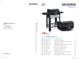 SEVERIN Elektrische BBQ PG8106 SEVO GS Instrukcja obsługi