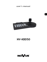 Novus NV-KBD50 Instrukcja obsługi