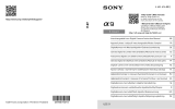 Sony ILCE-9 Instrukcja obsługi