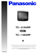 Panasonic TC14S4RP Instrukcja obsługi