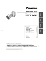 Panasonic VLWD812FX Instrukcja obsługi