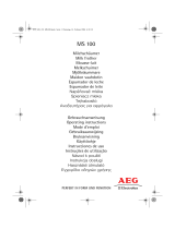 Aeg-Electrolux AEG MS 100 Instrukcja obsługi