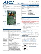 AMX Radia Eclipse 4-Channel Dimmer Module RE-DM4 Instrukcja obsługi