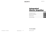 Sony Stereo Amplifier TA-FA1200ES Instrukcja obsługi