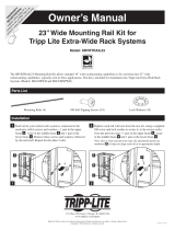 Tripp Lite SRVRTRAIL23 Wide Mounting Rail Kit Instrukcja obsługi