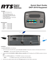 RTS Dkp-3016 keypanel Instrukcja obsługi