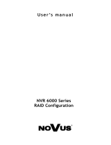 Novus NVR-6364-H8/R Instrukcja obsługi