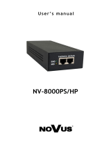 Novus NV-8000PS/HP Instrukcja obsługi