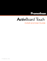 promethean ActivBoard Touch 10T Series instrukcja