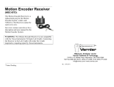 Vernier Motion Encoder Cart Receiver Instrukcja obsługi