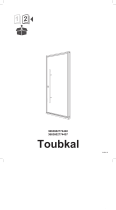 Castorama Porte d'entrée acier Toubkal 215 x 90 cm poussant droit instrukcja