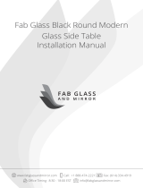 Fab Glass and Mirror FABEDTBLE1010 Instrukcja instalacji