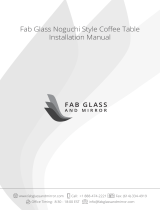 Fab Glass and Mirror Noguchi Style Instrukcja instalacji