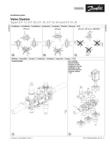 Danfoss ICF valve station, type ICF 15, 20 and 25 Instrukcja instalacji