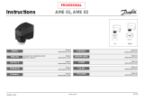 Danfoss AME 01, AME 02 Instrukcja obsługi